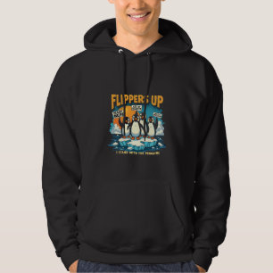 Veste À Capuche Résiste Je Me Trouve Avec Des Pingouins