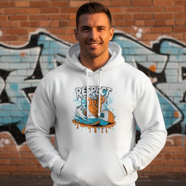 Veste À Capuche Respect the Drip Hoodie | Streetwear Basketball (Créateur téléchargé)