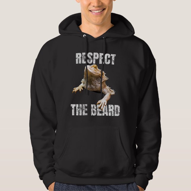 Veste À Capuche Respectez Le Dragon Porté Par La Barbe (Devant)