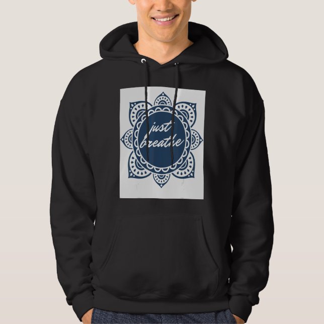 Veste À Capuche Respirer le graphique (Devant)