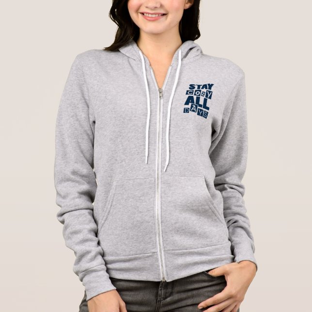 Veste À Capuche Restez Cosy Tous Les Jours (Devant)