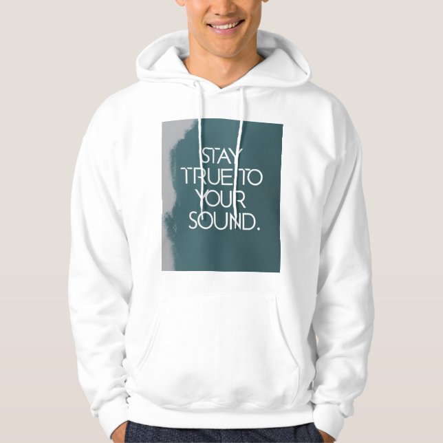 Veste À Capuche Restez fidèles à votre son (Devant)