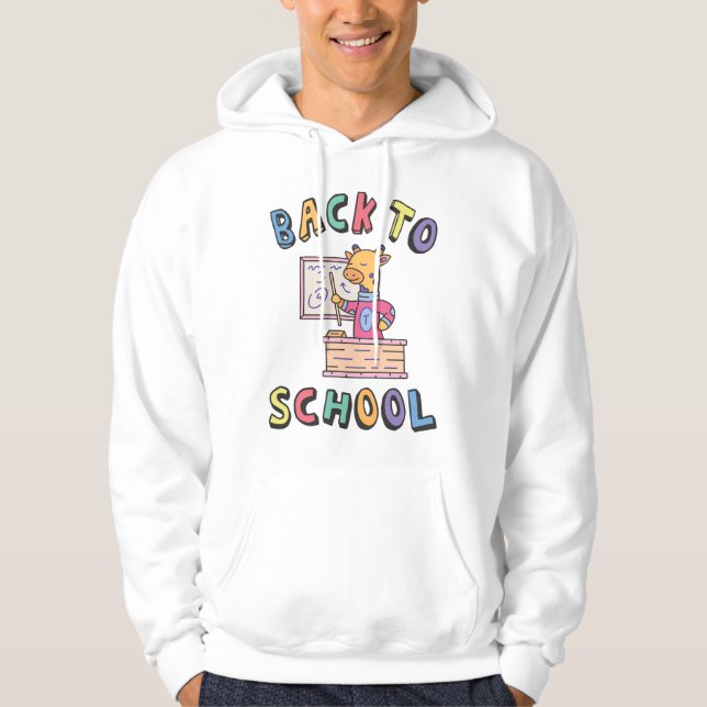 Veste À Capuche Retour à l'école (Devant)