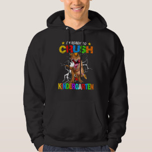 Veste À Capuche Retour À L'École Je suis prêt à écraser la materne