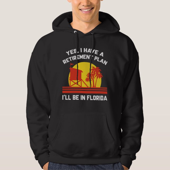 Veste À Capuche Retraite Floride (Devant)