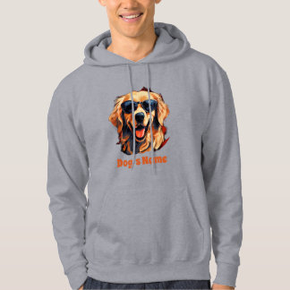 Veste À Capuche Retriever en or cool avec lunettes de soleil