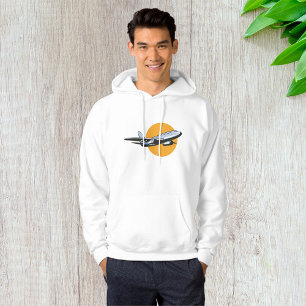 Veste À Capuche Retro Avion Vintage Jet Voyage Design