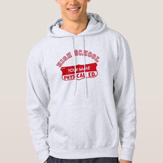 Veste À Capuche Rétro Ed physique (Devant)