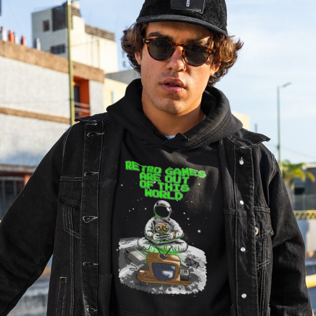 Veste À Capuche Retro Games Are Out Of this World - Video Game (Créateur téléchargé)