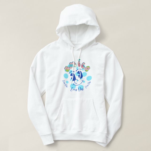 Veste À Capuche Rétro Glitch Esthétique Poids Lourds (Design devant)