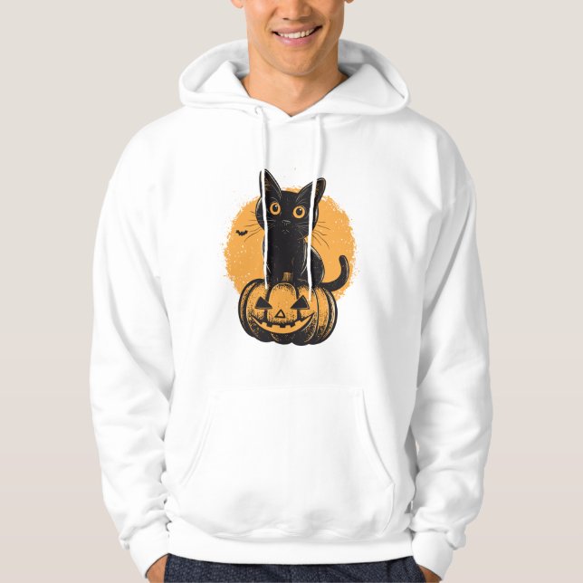 Veste À Capuche Retro Halloween (Devant)