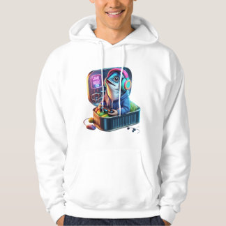 Veste À Capuche Rétro Sardine Gamer Chunky Ultime Vibes Océaniques