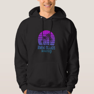 Veste À Capuche Retro Sunset Bimini Iles Bahamas Vintage été
