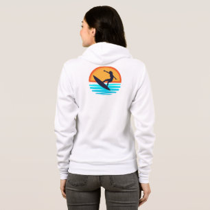 Veste À Capuche Retro Sunset Surf _ Vibes Vintages