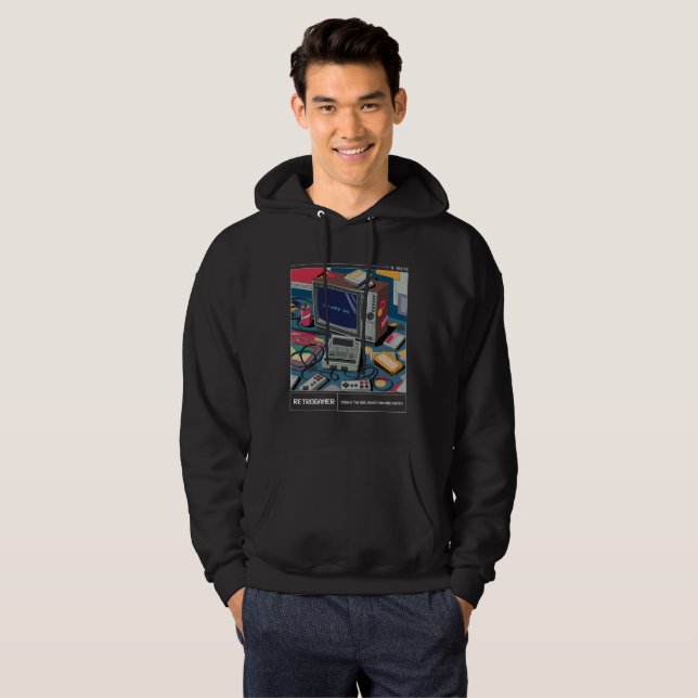 Veste À Capuche Rétrogamer (Devant entier)