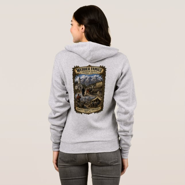 Veste À Capuche Réunion de la famille Webber (Dos entier)