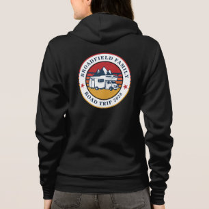 Veste À Capuche Réunion de voyage en camping-car de famille tenue