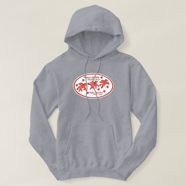 Veste À Capuche Réunion Rubis du Pegasus Posse (Design devant)