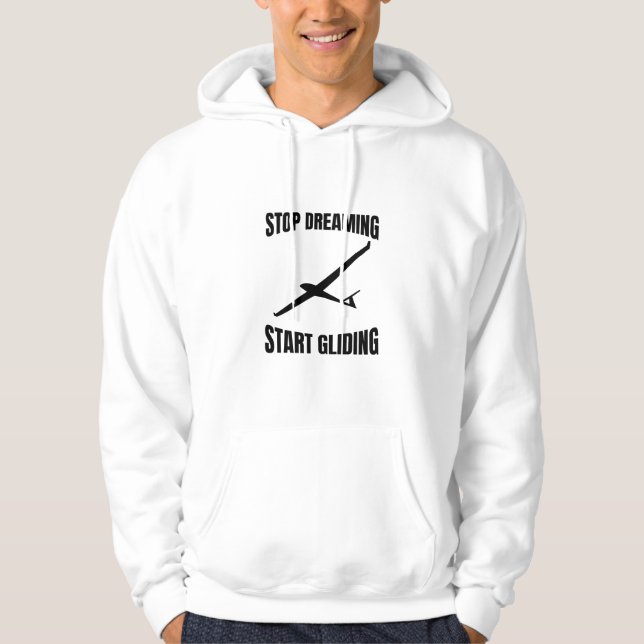 Veste À Capuche Rêvage de lueurs| Cadeaux d'envolée de planeurs (Devant)