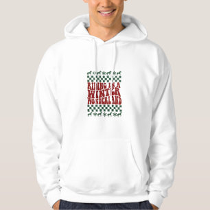 Veste À Capuche Rêve de Noël laid en monture