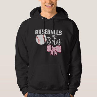 Veste À Capuche Révélation du sexe avec des baseballs ou des nœuds