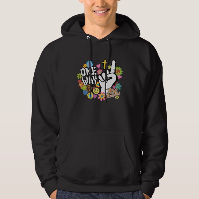 Veste À Capuche Révolution Jésus (Devant)
