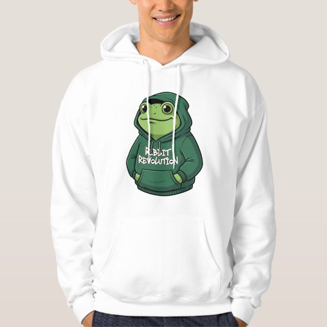 Veste À Capuche Ribbit Revolution Frog Hoodie – Whimsical Amphibia (Devant)