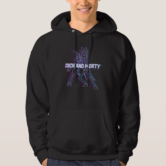 Veste À Capuche RICK ET MORTY™ | Rick Et Morty Glités (Devant)