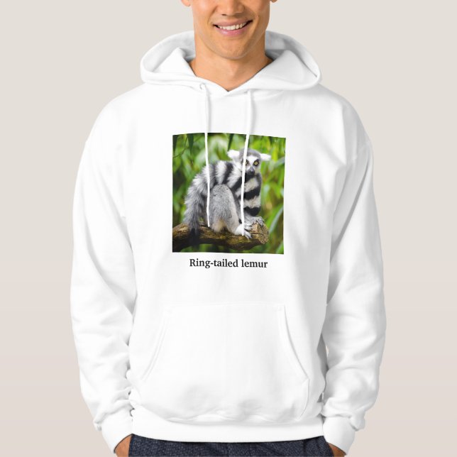 Veste À Capuche Ring-tailed lemur (Devant)