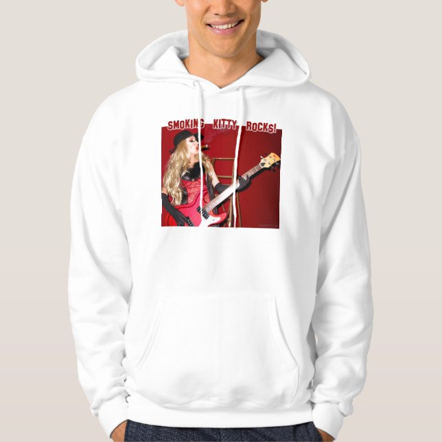 Veste À Capuche Roches de tabagisme de Kitty ! (Devant)