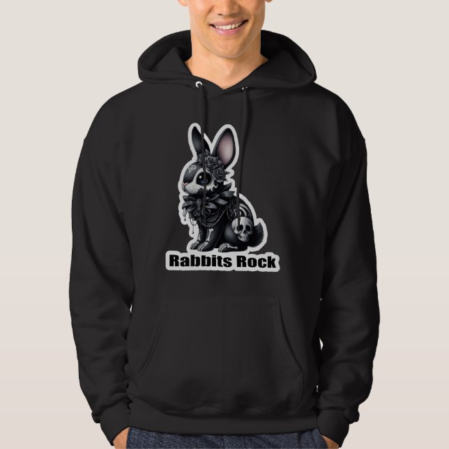 Veste À Capuche Rock lapin (Devant)