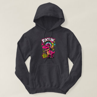 Veste À Capuche Rockin' Dino T-Rex – Amateur de musique de dinosau