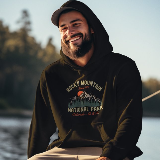 Veste À Capuche Rocky Mountain National Park Beaituful Landscape (Créateur téléchargé)
