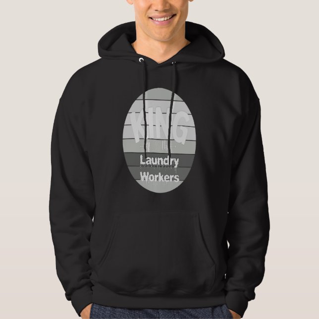 Veste À Capuche Roi de la blanchisserie (Devant)
