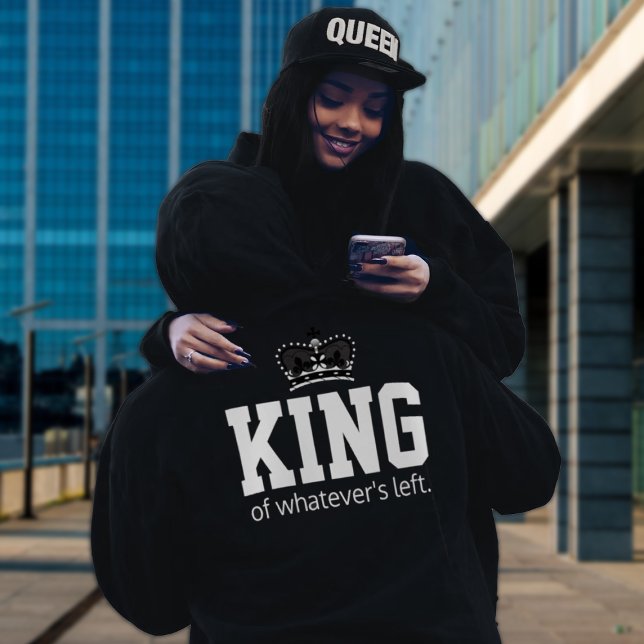 Veste À Capuche ROI de la Gauche ("Royalty in Style! Matching King & Queen Sweatshirts – Bold, Fun, and Perfect Together! hat separate)