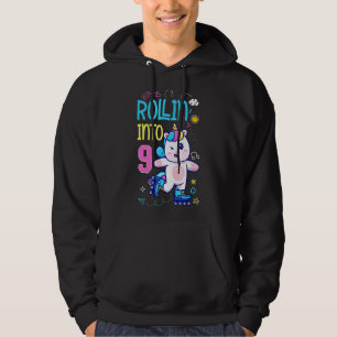 Veste À Capuche Rollin' Into 9 Unicorn Roller Patinage 9e annivers