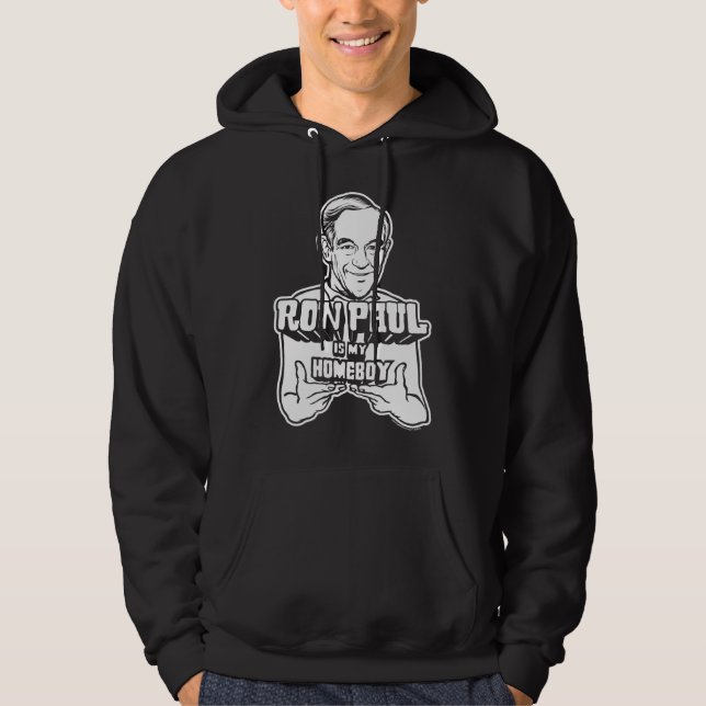Veste À Capuche Ron Paul est ma chemise de Homeboy (Devant)