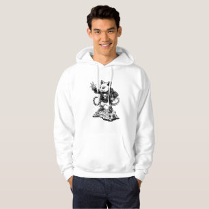 Veste À Capuche Rongeur Punk Rodent Rebelle Urbain Alternatif