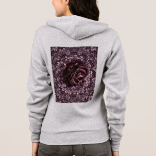 Veste À Capuche Rose Mandala