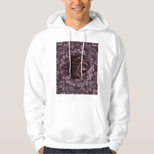 Veste À Capuche Rose Mandala