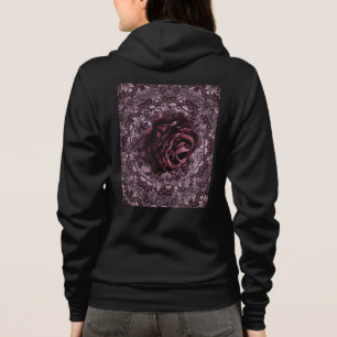 Veste À Capuche Rose Mandala