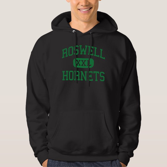 Veste À Capuche Roswell - frelons - lycée - Roswell la Géorgie (Devant)