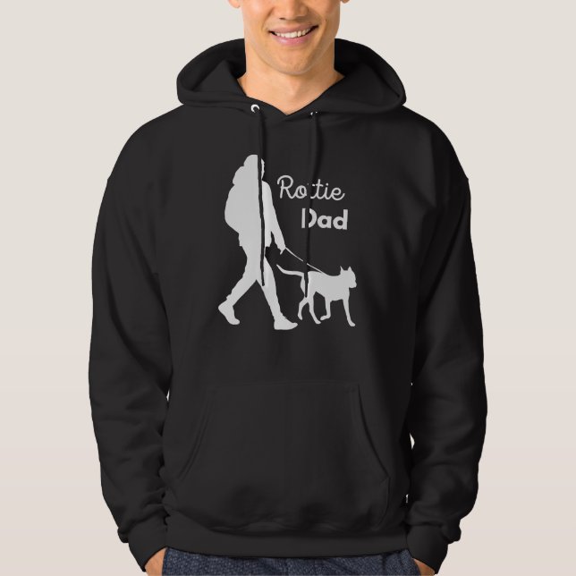 Veste À Capuche Rottweiler Papa 7 (Devant)