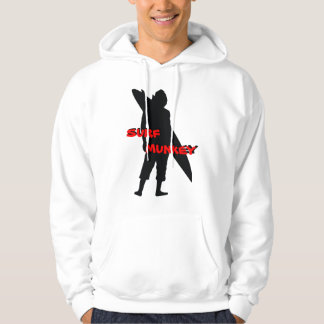 Veste À Capuche Rouge - silhouette de Shortboarder avec accrocher
