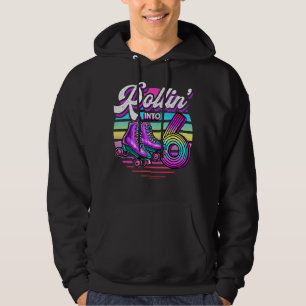 Veste À Capuche Rouler dans 6 patinoires patinoire 6e anniversaire