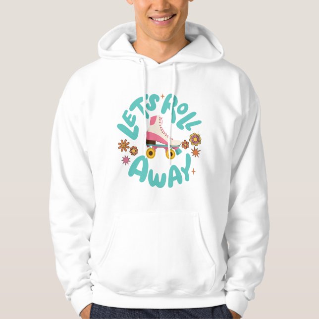 Veste À Capuche Roulons les patins à rouleaux (Devant)