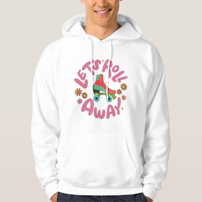 Veste À Capuche Roulons les patins à rouleaux (Devant)