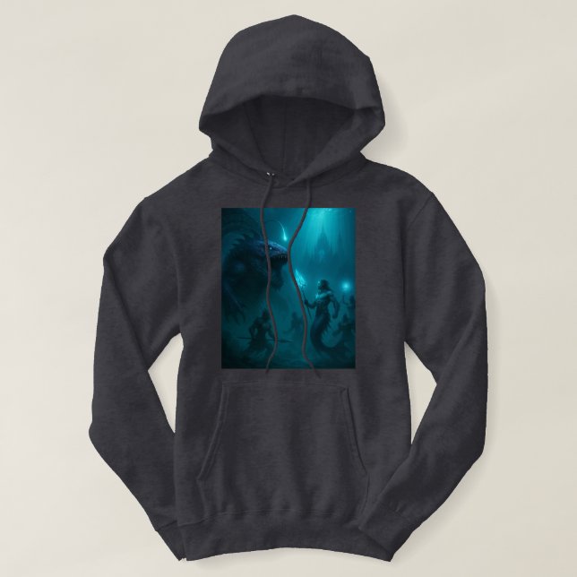 Veste À Capuche Royaume des profondeurs marines (Design devant)