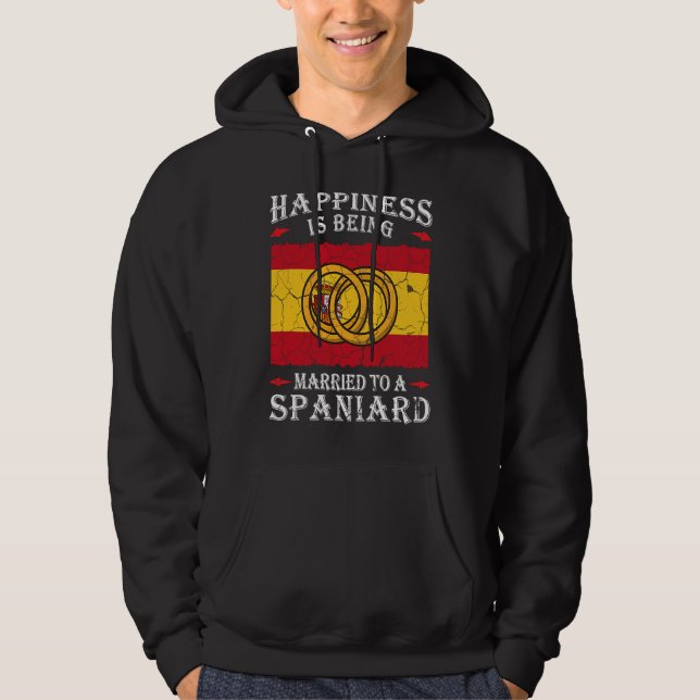 Veste À Capuche Royaume d'Espagne de mariage espagnol Drapeau d'Es (Devant)