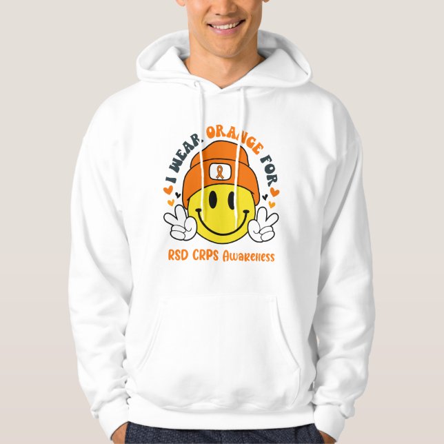 Veste À Capuche RSD RCPS Sensibilisation au ruban Cadeaux de souti (Devant)